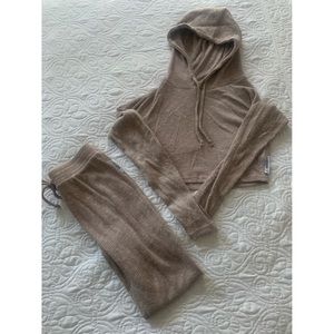 Gymshark Slounge set taupe marl
